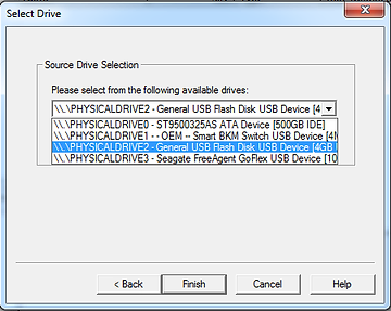 Source Drive Selection